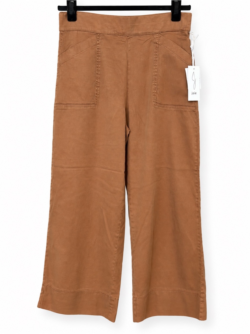 Joie Brown Wide Leg Utility Pants Women's 12 NWT Lyocell Stretch